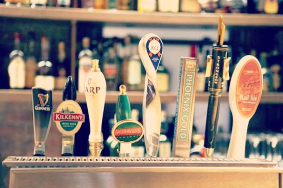 A selection of St. Patrick's day's finest on tap at Shebeen in Vancouver. (Photo: Notable/Notable.ca)